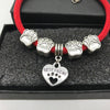 Exclusive Rope Chain Dog Paw Charm Bracelet