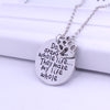 "Dogs Aren't My Whole Life...They Make My Life Whole" Pendant Necklace