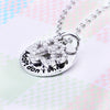 Sterling Silver 'Adopt don't shop' Paw Necklace