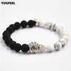 Limited Edition Yin-Yang Dog Paw & Heart Bead Bracelet