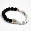 Limited Edition Yin-Yang Dog Paw & Heart Bead Bracelet