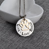 Live Love Rescue Dog Necklace