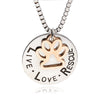 Live Love Rescue Dog Necklace