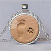 Footprints Pendant Necklace